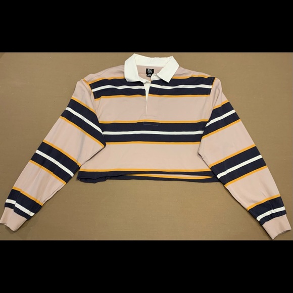 UO Jefferson Cropped Rugby Long Sleeve - Picture 6 of 6